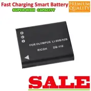 Li-ion Battery 1900mAh Pack For Ricoh DB-110 GR III WG-6 G900 Digital Camera