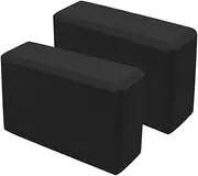 Exercise Block | 2x Dance Blocks for Stretching | Slip-Resistant EVA Foam Wedge Stretcher Handstand Advanced Gym Home Use for Sports Meditation Hot Yoga Squatting Stretching Beginners