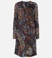 [Etro] Etro Printed minidress AU 16 black