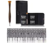 Mini Precision Screwdriver 25 in 1 Precision Screwdriver Kit Repair Tools, Screwdriver Tools Set Leather Case