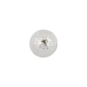 Sterling Silver Handmade Hammered Round Ball Bead Spacer ap. 11mm #99711