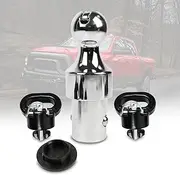 cycwer 60638 Puck System 2-5/16" Gooseneck Ball & Safety Chain Anchor Kit for 2013-2023 Ram 2500 3500 38000 lbs GTW/ 9500 lbs VTW