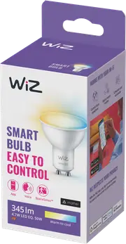 Wiz White Ambient Glass Smart Bulb (GU10)