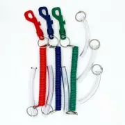PACK OF 3 Chew Tube Spiral Key Chains , Autism, ADHD, Sensory, Special Needs