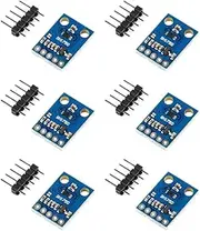 6 Pieces GY-302 BH1750 BH1750FVI Digital Light Intensity Light Brightness Sensor Light Intensity Lighting Module 3V-5V Power for AVR Arduino