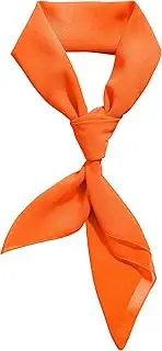 [Comsite] Chiffon Scarf Ribbon Neck Scarf Square Handkerchief 26"x26" 30"x30"