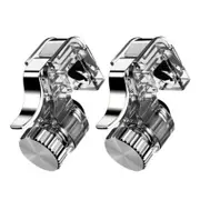 Mobile Gamepad Trigger Fire Button Aim Key L1r1 Controller 2Pcs Transparent Mounts & Holders