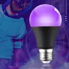 360 Glow UV Purple Bulb Aluminium Purple Black Light Bulb Christmas