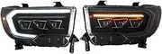 Car DRL Led Headlights Assembly Compatible For Toyota Tundra 2007-2013/Toyota Sequoia 2008-2018 Full Led Light Headlight Accessories(Headlight Style1)