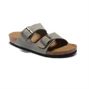 Nevenka Womens Comfort Buckled Slip on Sandal Casual Open Toe Slippers-8