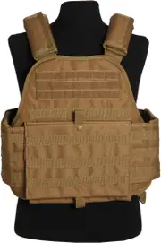 Mil-Tec Plate Carrier, vest , color: Beige (Coyote) , size: One Size