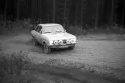 Bengt Nilsson & Lars-Erik Carlstrom, Opel Ascona WRC RAC Rally 1975 Old Photo 15