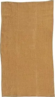 [Creative Co-Op] Stonewashed Linen Decorative Dining and Kitchen, Mustard Tea Towel, Yellow