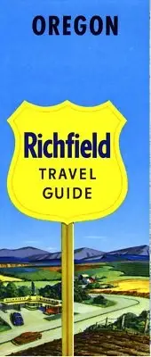 1956 Richfield Road Map: Oregon NOS