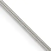 22 Inch Sterling Silver 1mm Snake Chain W/4In Ext.