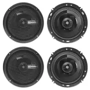 (4) Memphis Audio PRX602 6.5" 100 Watt Car Speakers w/PEI Dome Pivot Tweeters