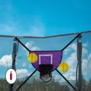 Basketball Hoop for Trampoline for Kids Sturdy Easy to Assemble Backboard