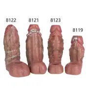 Male Cock Girth Enlarger Enhancer Penis Extension-Extender-Sheath THICK Condoms