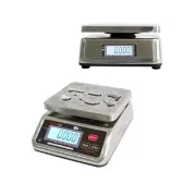 TVS Portion control Stainless steel Washdown Scale, Lb/Oz/Kg/g Switchable, Lo...