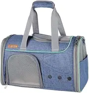 Cat Bag Out Portable Summer Breathable Slung Shoulder Large 15 Pounds Large Capacity Cat Litter Dual-Purpose Dog Takeout