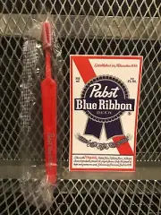 PBR PABST BLUE RIBBON Beer ~ NEW ~ Full Size TOOTHBRUSH w FREE STICKER