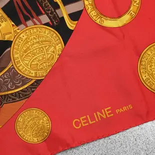 Celine 古董方巾 / 古董絲巾、二手精品古董、vintage scarf