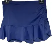 TS Taking Shape Plus Sz 18 S-M Navy Tahitti Ruffle Swim Skirt Skirtini NWT