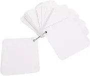 LAPYAPPE 300sheets Blank Cards Portable DIY Index Flashcards Rings for Studying Note Taking and Creative Projects Smooth Writing Surface Convenient for Home and School Use