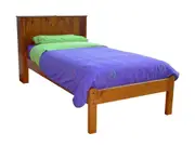 King Single Bookend Deluxe (Aussie Made) Bed - Assorted Colours