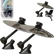 Car Crash Cymbal, Car Drum Cymbal Air Vent, Car Cymbal Air Vent, Make Your Driving More Fun, Easy Installation and Rugged, Crash & Ride Cymbals Suitable for All Types of Vehicles 2pcs