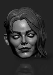 Gwen Stacey Spider-Man custom head for Marvel Comics action figure