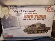 Dragon King Tiger Tank Sd.Kfz.182 Henschel Turret Alfred Kurzmanl Kit 1/35 #6324
