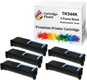 5-Pack Black Non-Genuine Toner Cartridge for Kyocera TK-544K TK544K (5000 Pages) for FSC5100DN