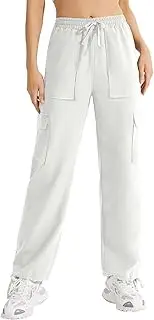 [WAJCSHFS] Pants for Women Casual Stretch Quick Drying Pants Travel Hiking Summer Pants Unisex Lightweight Pants, Zp-white