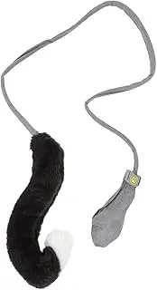 Happyyami Interactive Cat Toy Realistic Tail Plush Cat Teaser Pet Plaything Interactive Toy