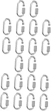 Sets Keychains Carabiner Quick Link Chain Rope Connector for Hammock Swing Trailer Corrosion High Hardness Wear Resistance Easy Install Outdoor Tool Pcs