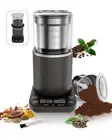 Rocyis Electric Coffee Grinder-Coffee Scale with Timer, Stainless Steel Blade Fo
