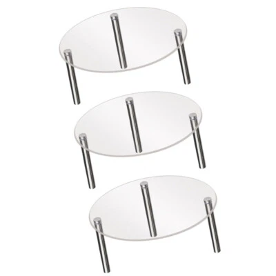 3 Pcs Cake Stand Party Dessert Food Display Riser Wedding Cupcake