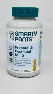 Smarty Pants Prenatal & Postnatal Multivitamin 60 Gummies 3/2025