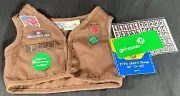 Build A Bear Workshop Girl Scout Vest Uniform with Tags