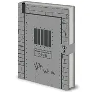 DC Comics The Joker Themed Novelty Rectangular Hard Cover School Notebook
