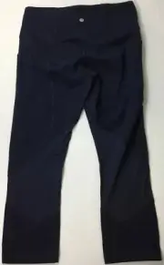 Lululemon Women Pace Rival HR Crop 22” LW6BAVS BLK black Size 12