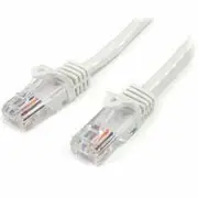 StarTech 3m Cat5e Snagless RJ45 UTP Patch Cable (M/M), White - 45PAT3MWH