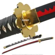 41” Shusui Functional Handmade One Zoro Anime Katana Sword Samurai Full Tang