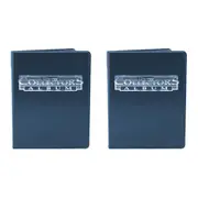 2PK Ultra Pro 9-Pocket TCG/CCG Trading Card Collector Portfolio Album Case Navy