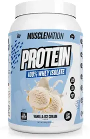 Vanilla Ice Cream Flavour Whey Protein Isolate 990G (30 Serves)