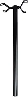 Burg-Wächter Letterbox Posts, Practical Letterbox Stand for Embedding in Concrete, Support Posts for U.S. Mailbox, Includes Mounting Material, 893 S, 150 cm, Black