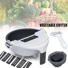 Multifunction Vegetable Removable Cutter Slicer Chopper With Drain Basket Grater