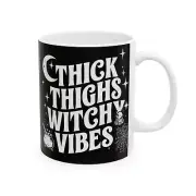 Halloween with a witch design and a message Ceramic Mug, (11oz, 15oz)