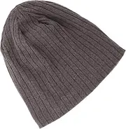 [Healeved] Unisex Knitting Hat Soft Cotton Beanie Cap for Men Women Cozy Sleeping Cap for All Genders Stylish Design Grey for Cold Weather Wear
